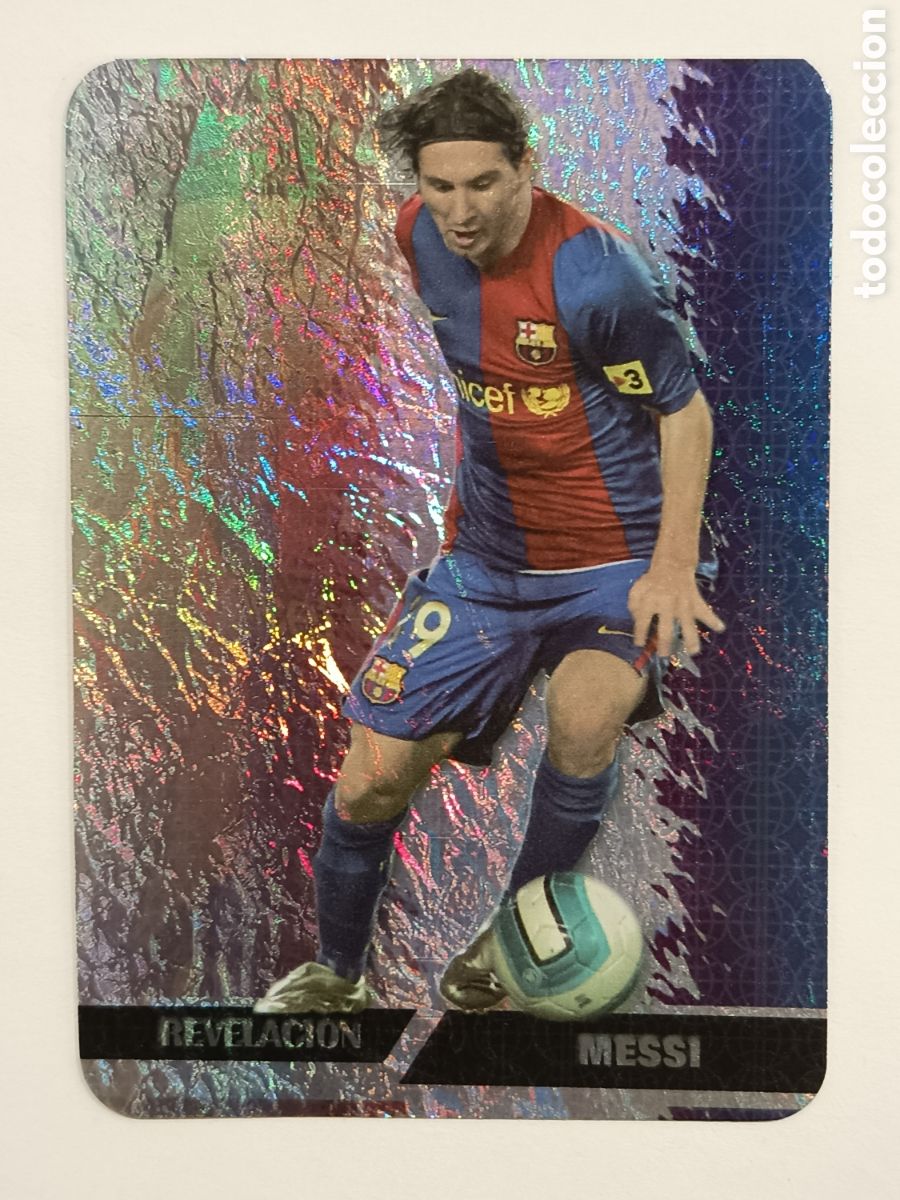 Coleccionismo cromos antiguos: 542 MESSI REVELACI&Oacute;N OFFICIAL QUIZ GAME COLLECTION 2007 2008 2007-08 MUNDICROMO