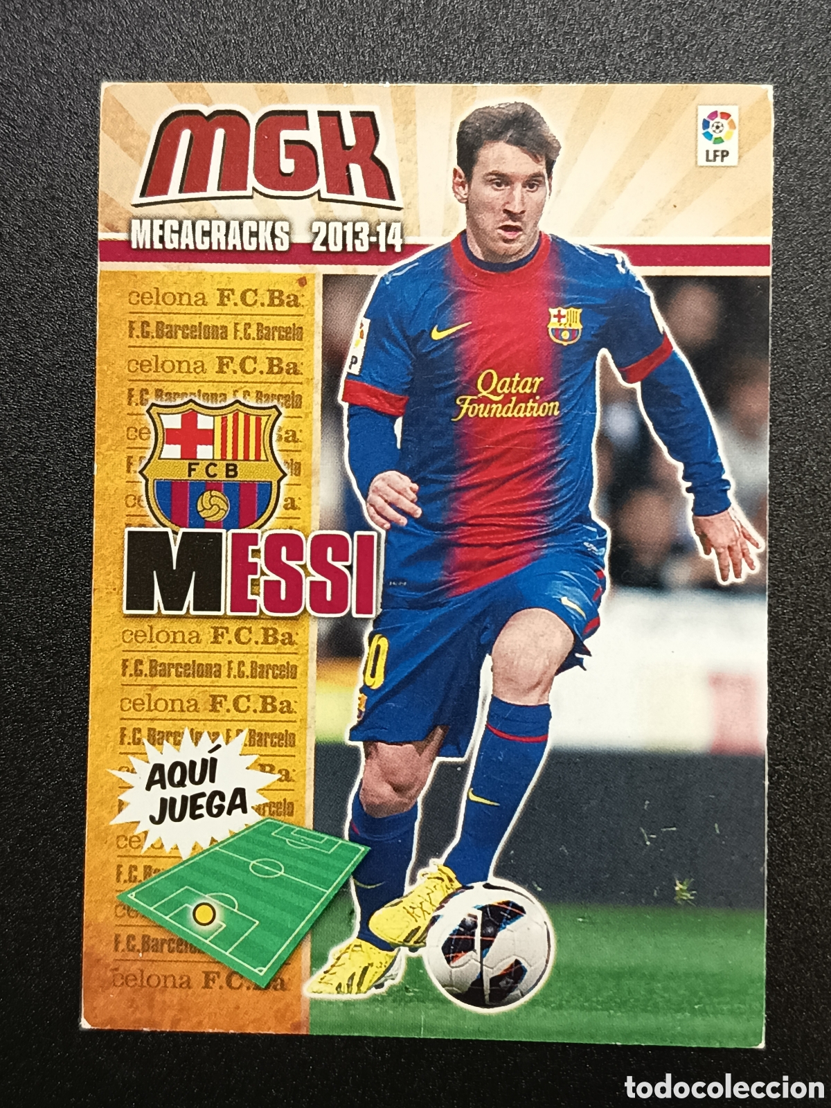 Coleccionismo cromos antiguos: 72 MESSI FC BARCELONA MEGACRACKS PANINI 2013-14 2013 2014