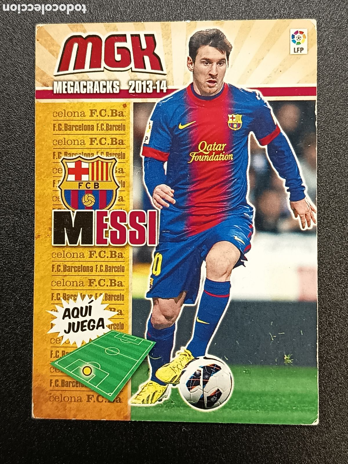 Coleccionismo cromos antiguos: 72 MESSI FC BARCELONA MEGACRACKS PANINI 2013-14 2013 2014