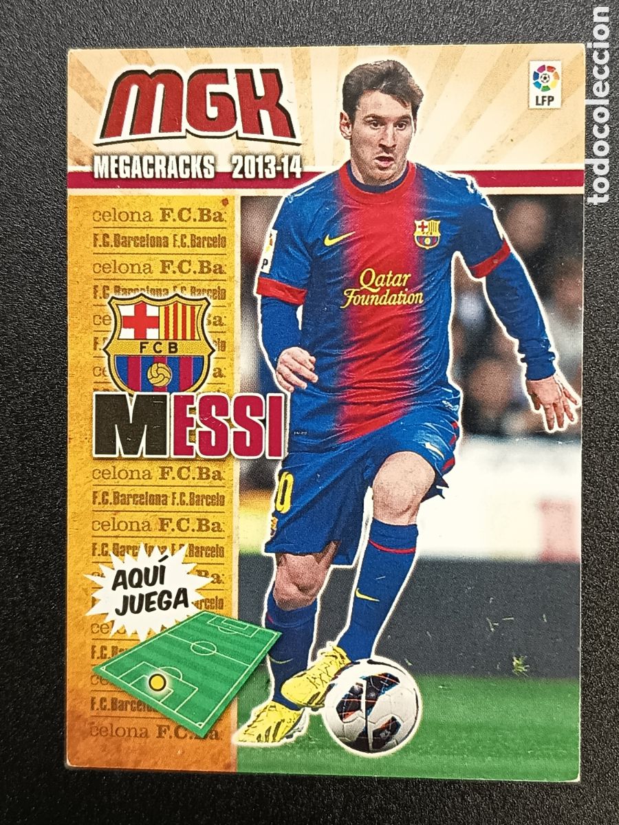 Coleccionismo cromos antiguos: 72 MESSI FC BARCELONA MEGACRACKS PANINI 2013-14 2013 2014