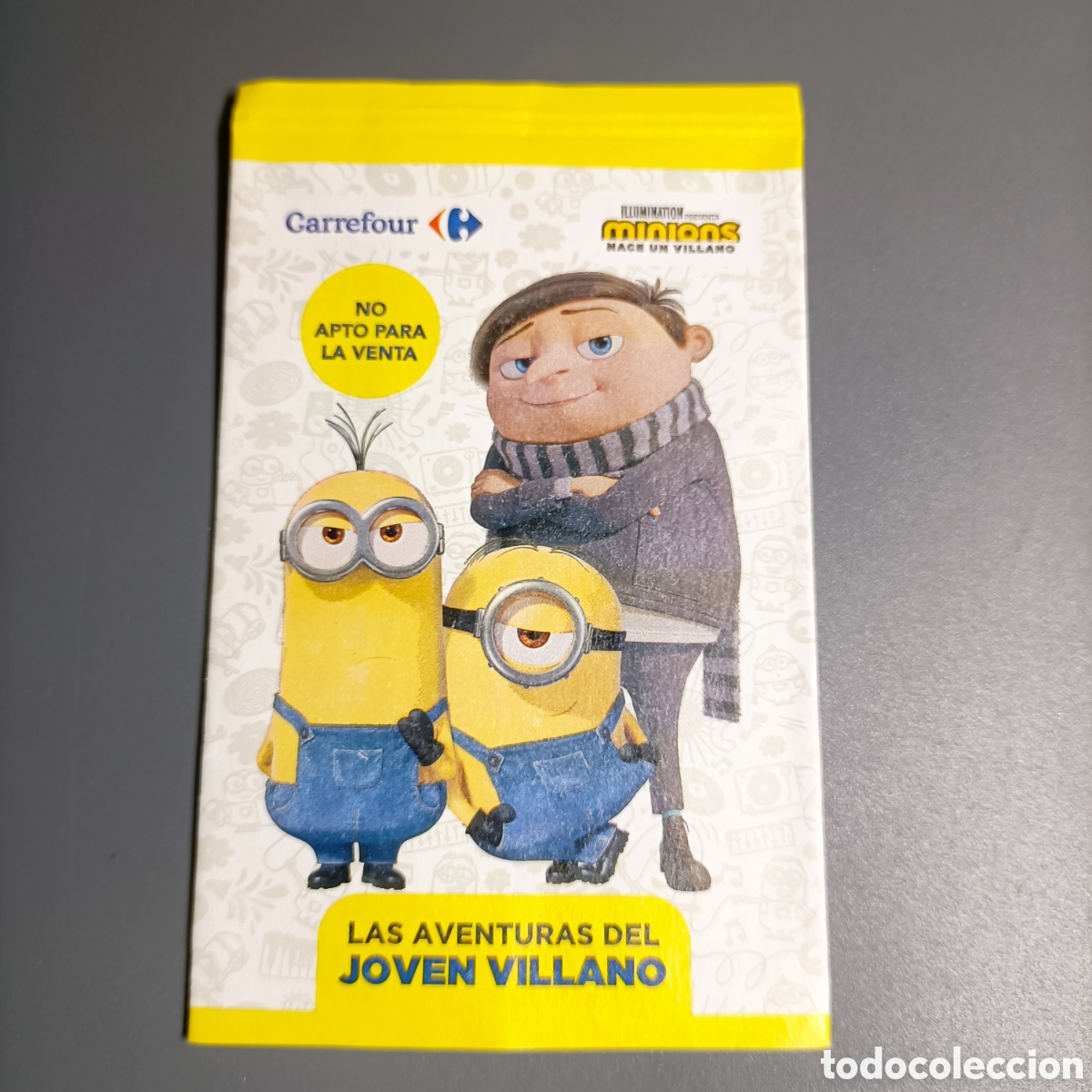 Coleccionismo cromos antiguos: DOBRE VAC&Iacute;O. CARREFOUR. MINIONS, NACE UN VILLANO. LAS AVENTURAS DEL JOVEN VILLANO