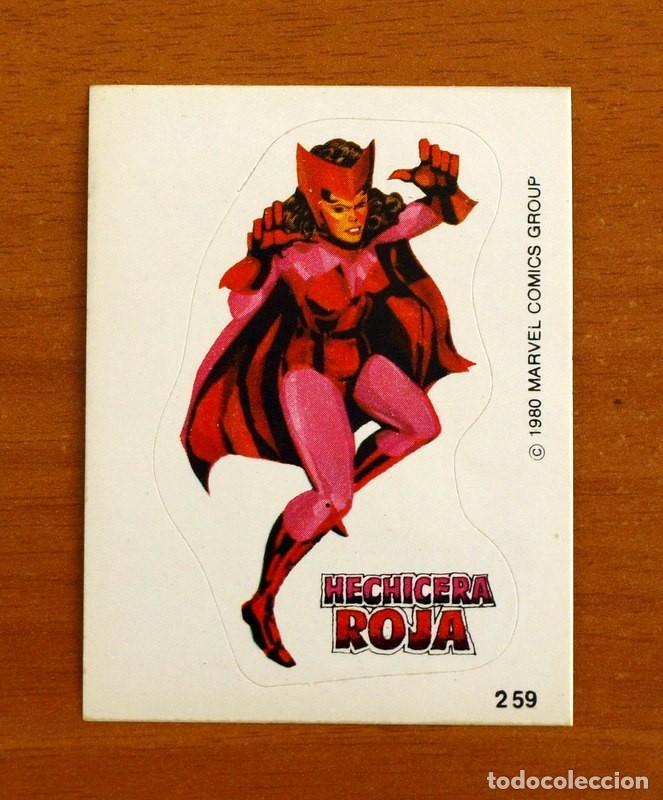 Colecionismo Cromos antigos: Superh&eacute;roes - N&ordm; 259 Hechicera Roja - Marvel 1980 Comics Group - Chocolates Terrabusi - Nunca pegado