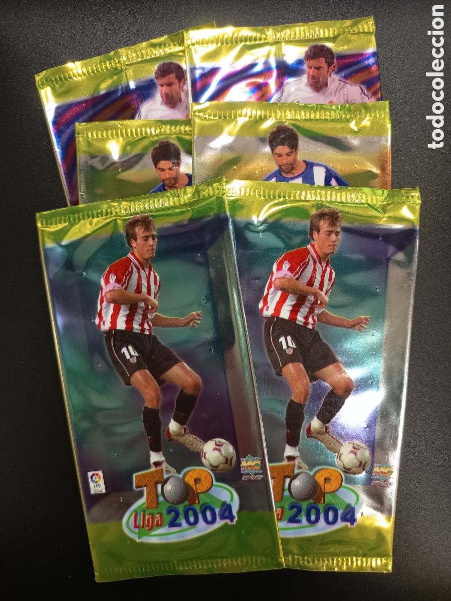 Coleccionismo cromos antiguos: Lote 21 sobres abiertos sin cromos distintas temporadas y colecciones MUNDICROMO RONALDINHO