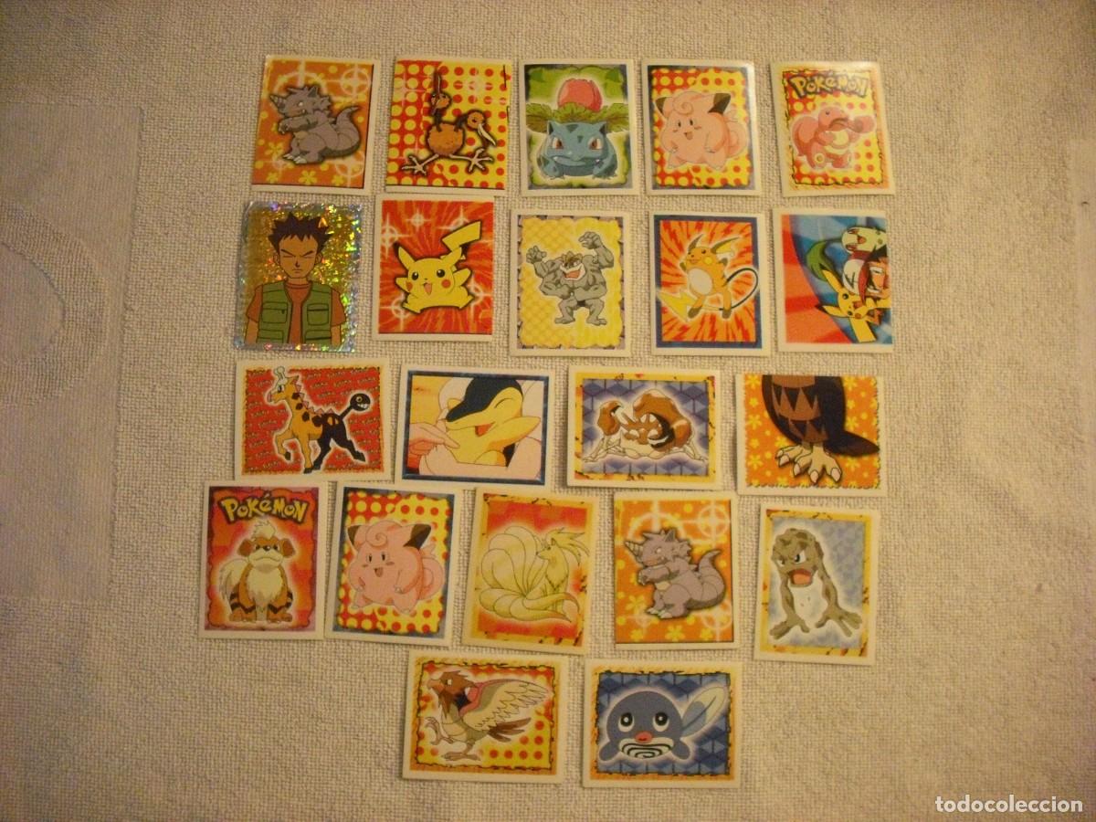 Sammeln alte Sammelbilder: POKEMON NINTENDO, LOTE DE 21 COMOS SIN PEGAR . MERLIN