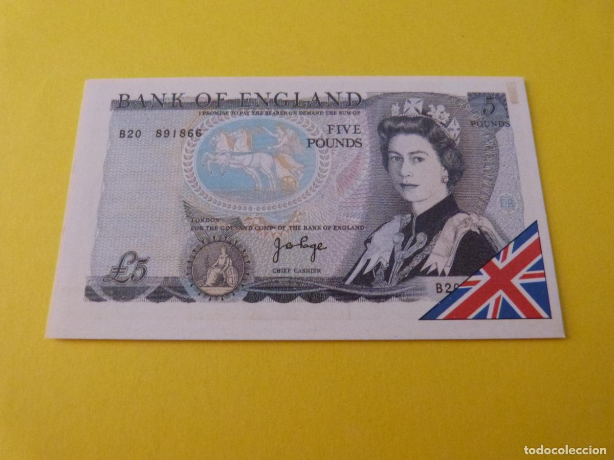 Coleccionismo cromos antiguos: CROMO INGLATERRA SIN PEGAR N&ordm; 44 A&Ntilde;O 1985 ALBUM MUNDI BILLETES ESTE