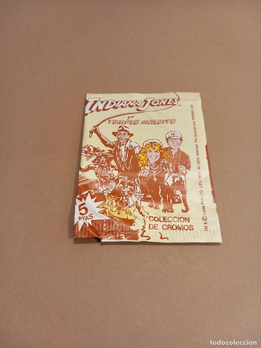 Collectable Antique Stickers: INDIANA JONES SOBRE SIN ABRIR LUCAS FILM A&Ntilde;O 1984 (G)
