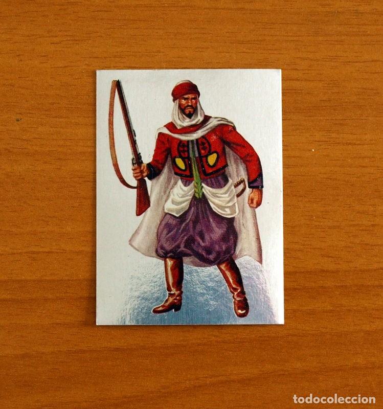 Coleccionismo cromos antiguos: El mundo en guerra a trav&eacute;s de la historia - Maga 1979 - n&ordm; 174 Plateado - Adhesivo Nunca Pegado