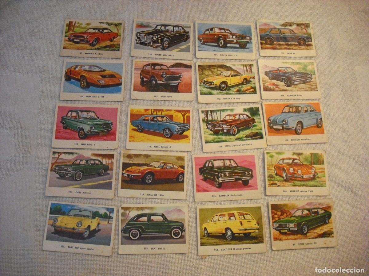 Colecionismo Cromos antigos: AUTOMOVILES LOTE DE 20 CROMOS 20 ED. MAGA.