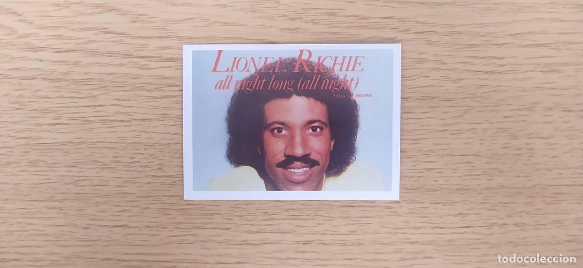 Sammeln alte Sammelbilder: LIONEL RICHIE CROMO SUPER &Eacute;XITO N&deg;100 EDITORIAL MAGA