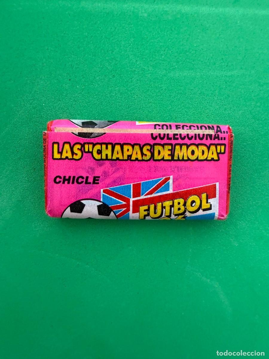 Coleccionismo cromos antiguos: Chicle cerrado sin abrir Chapaman&iacute;a F&uacute;tbol 96