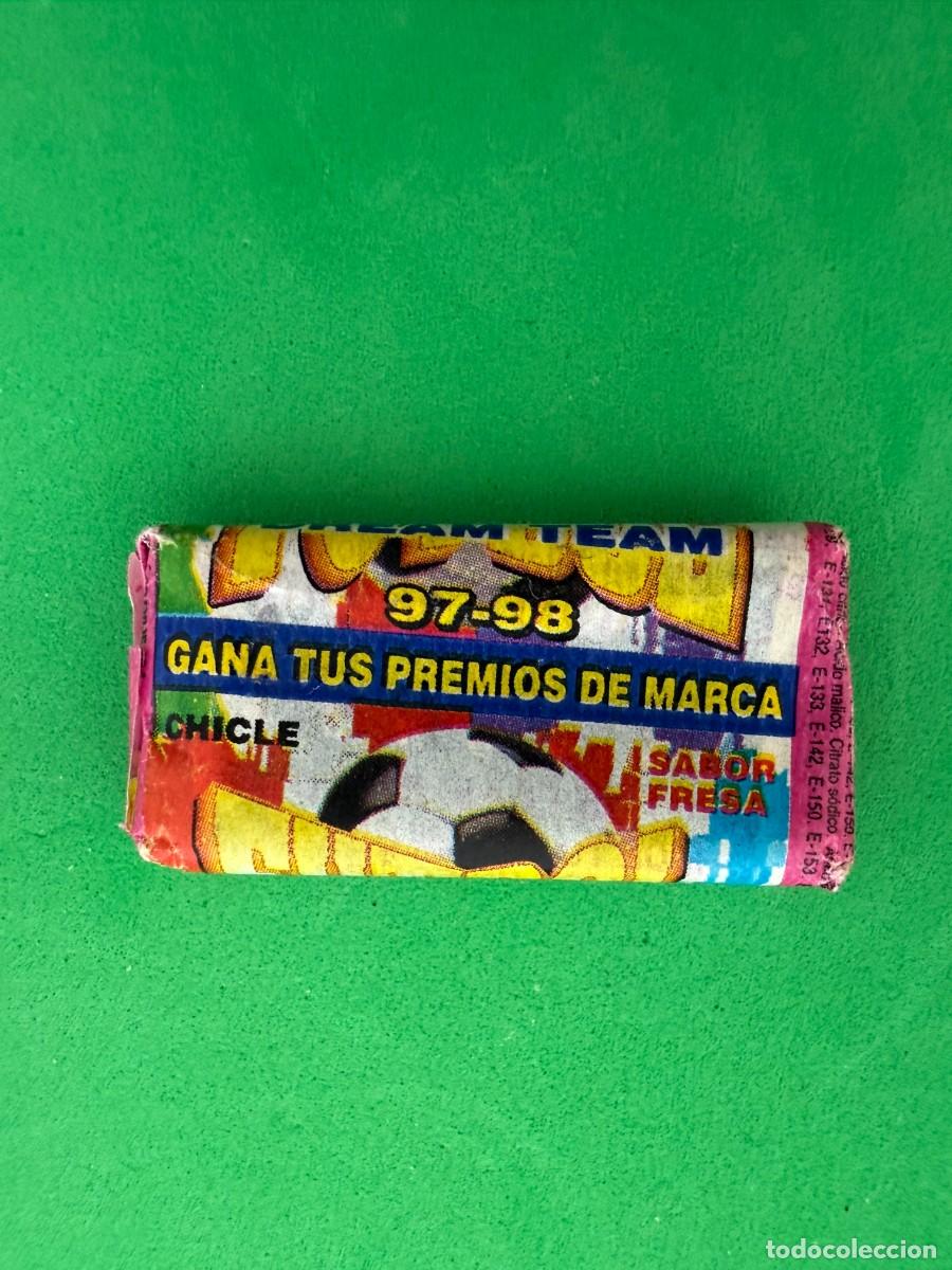 Coleccionismo cromos antiguos: Chicle cerrado sin abrir - Dream Team F&uacute;tbol Liga 97-98 Vidal