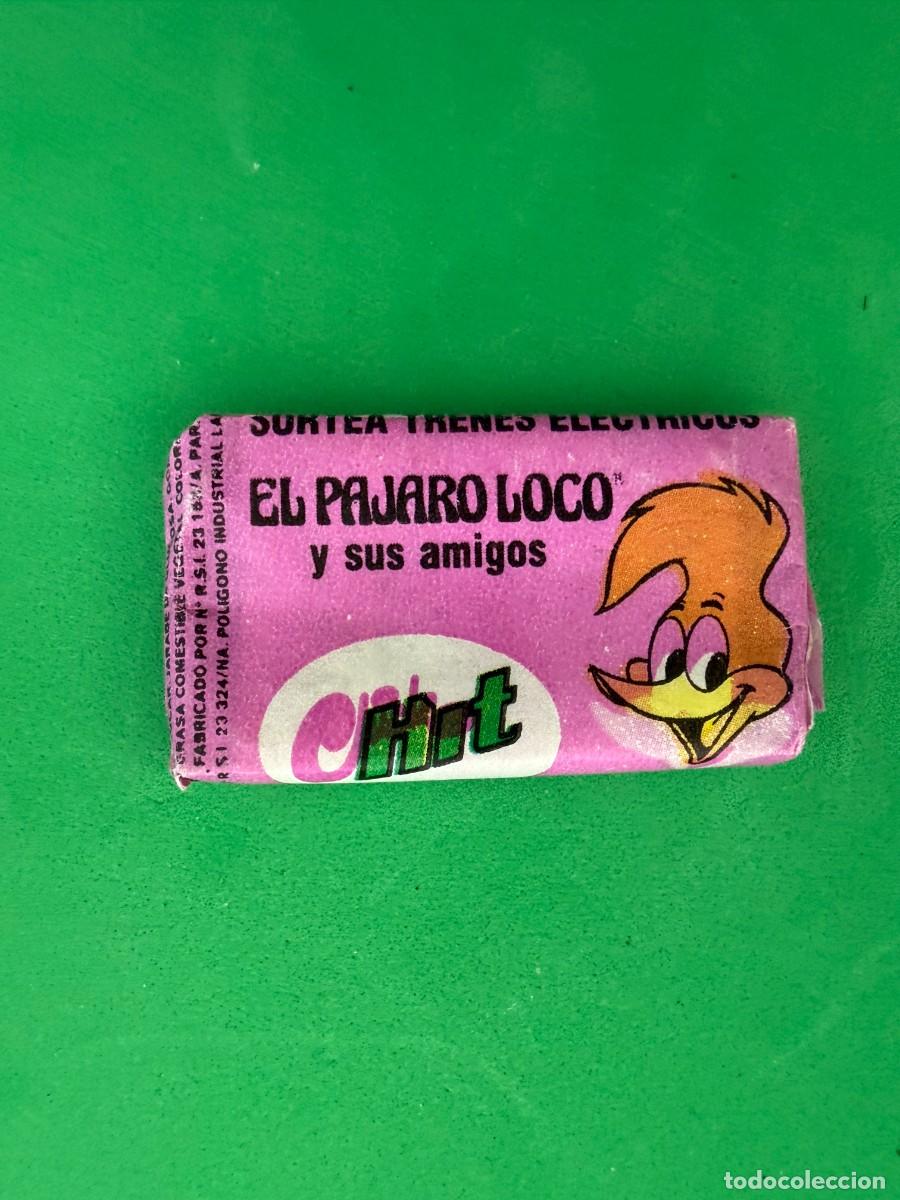 Coleccionismo cromos antiguos: Chicle cerrado sin abrir - El P&aacute;jaro Loco - Hit contiene cromo