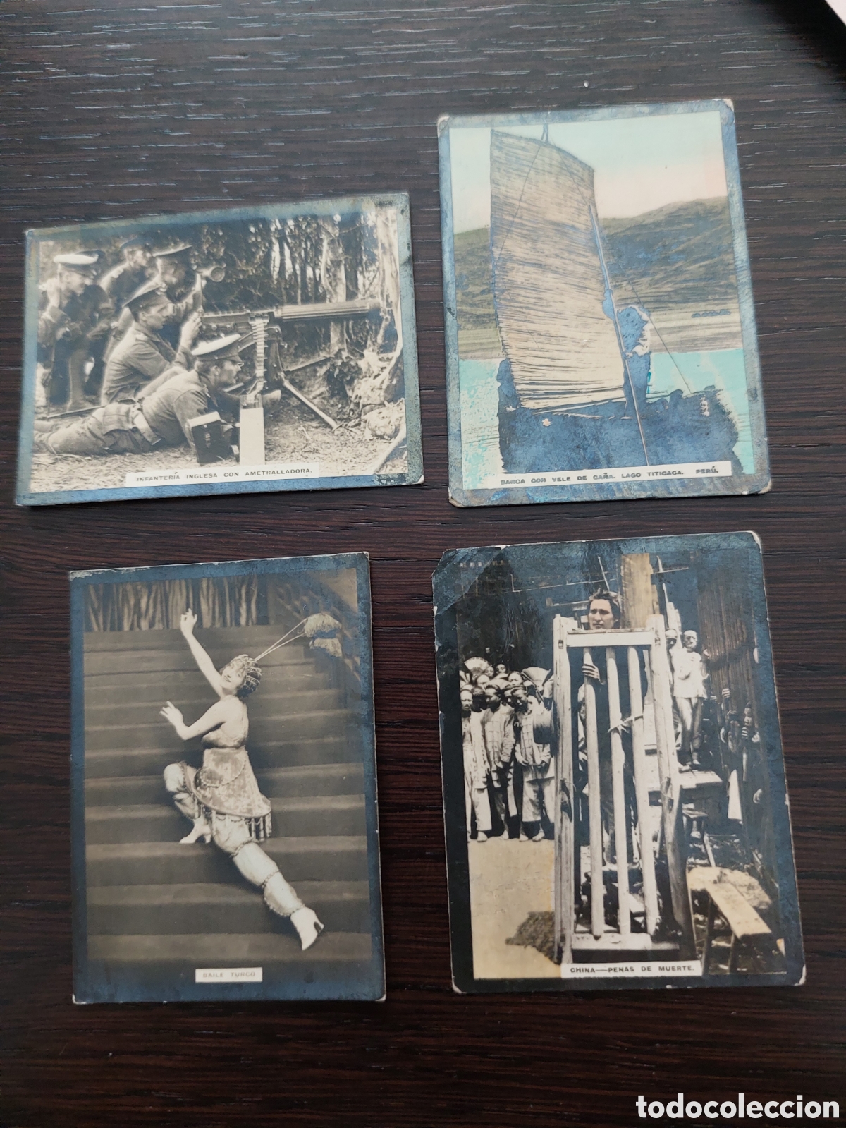 Coleccionismo cromos antiguos: 4 cromos Susini distintas colecciones