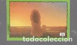 Coleccionismo cromos antiguos: CROMO DEL NUMERO 30 SIN PEGAR DEL REY LEON DISNEY