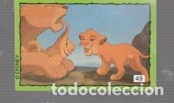 Coleccionismo cromos antiguos: CROMO DEL NUMERO49 SIN PEGAR DEL REY LEON DISNEY