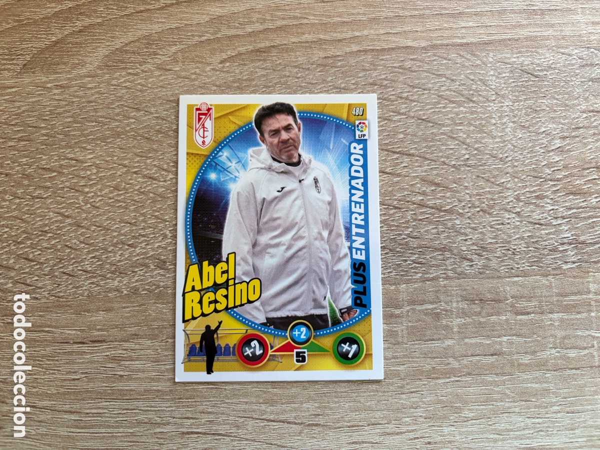 Coleccionismo cromos antiguos: 480 ABEL RESINO PLUS ENTRENADOR ADRENALYN XL 2014 2015 14 15 GRANADA