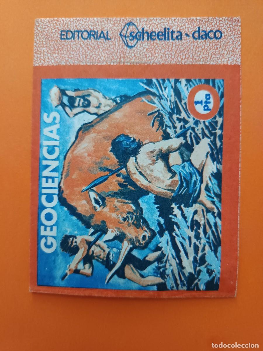Sammeln alte Sammelbilder: SOBRE DE CROMOS CERRADO GEOCIENCIAS SCHEELITA DACO
