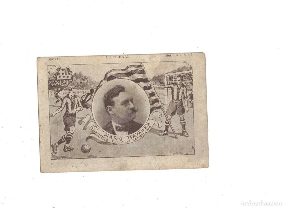 Coleccionismo cromos antiguos: CROMO. SPORTS FOOT-BALL. HANS GAMPER. SERIE A N&Uacute;MERO 1