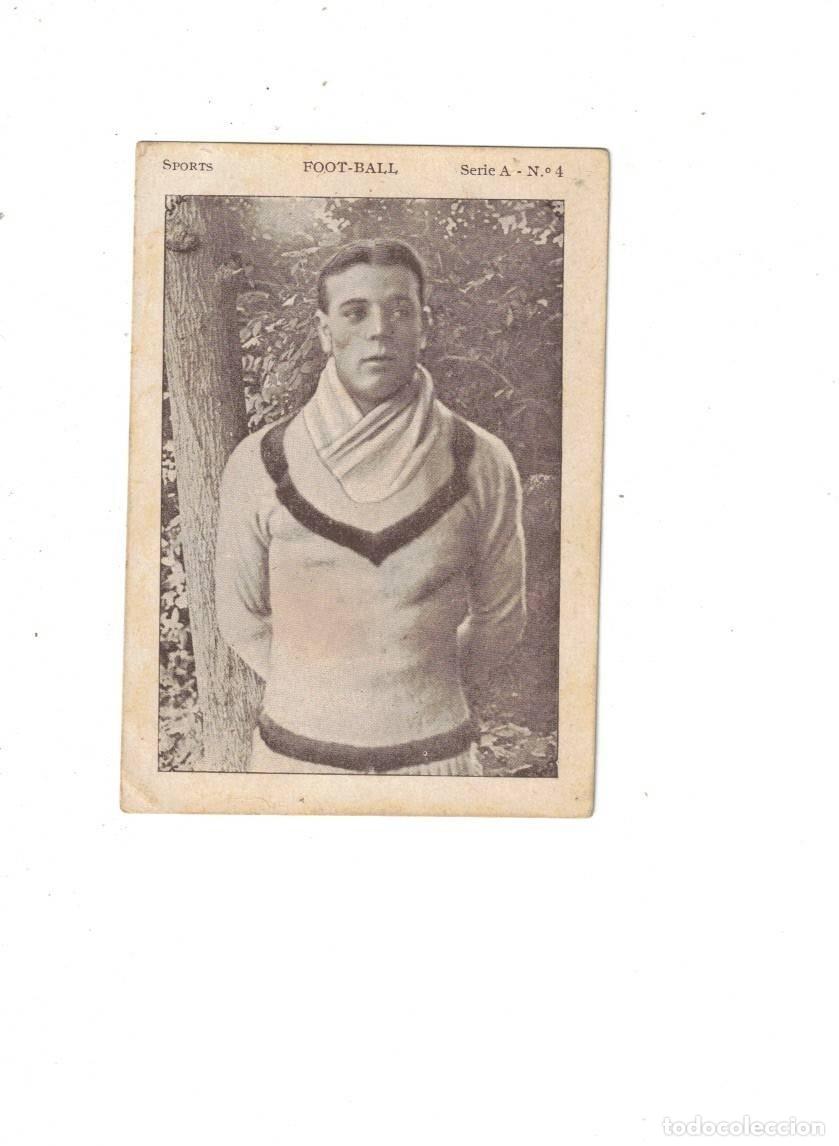 Coleccionismo cromos antiguos: CROMO. SPORTS FOOT-BALL. RICARDO ZAMORA. SERIE A N&Uacute;MERO 4