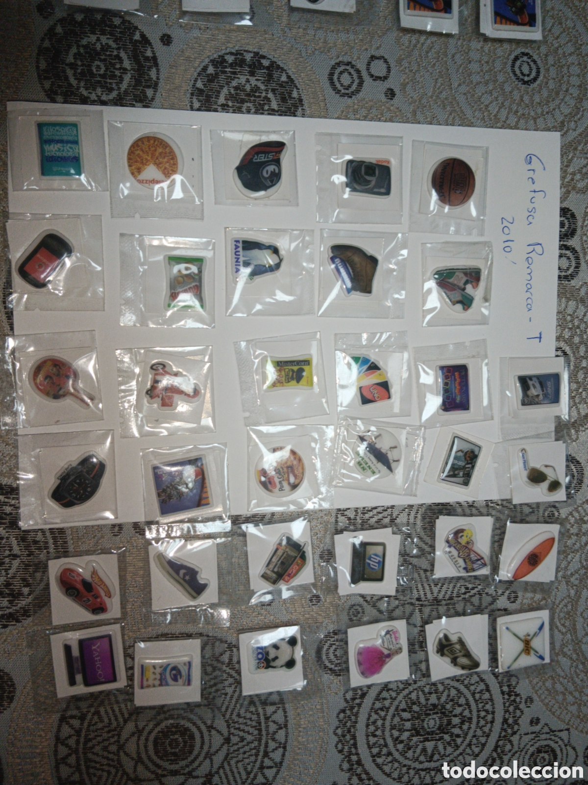 Coleccionismo cromos antiguos: Pegatinas Grefusa Remarca-T.