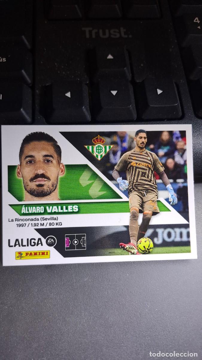 Coleccionismo cromos antiguos: CROMO VALLES 3 BETIS LIGA 2026 2027 26 27 ESTE PANINI NUNCA PEGADO