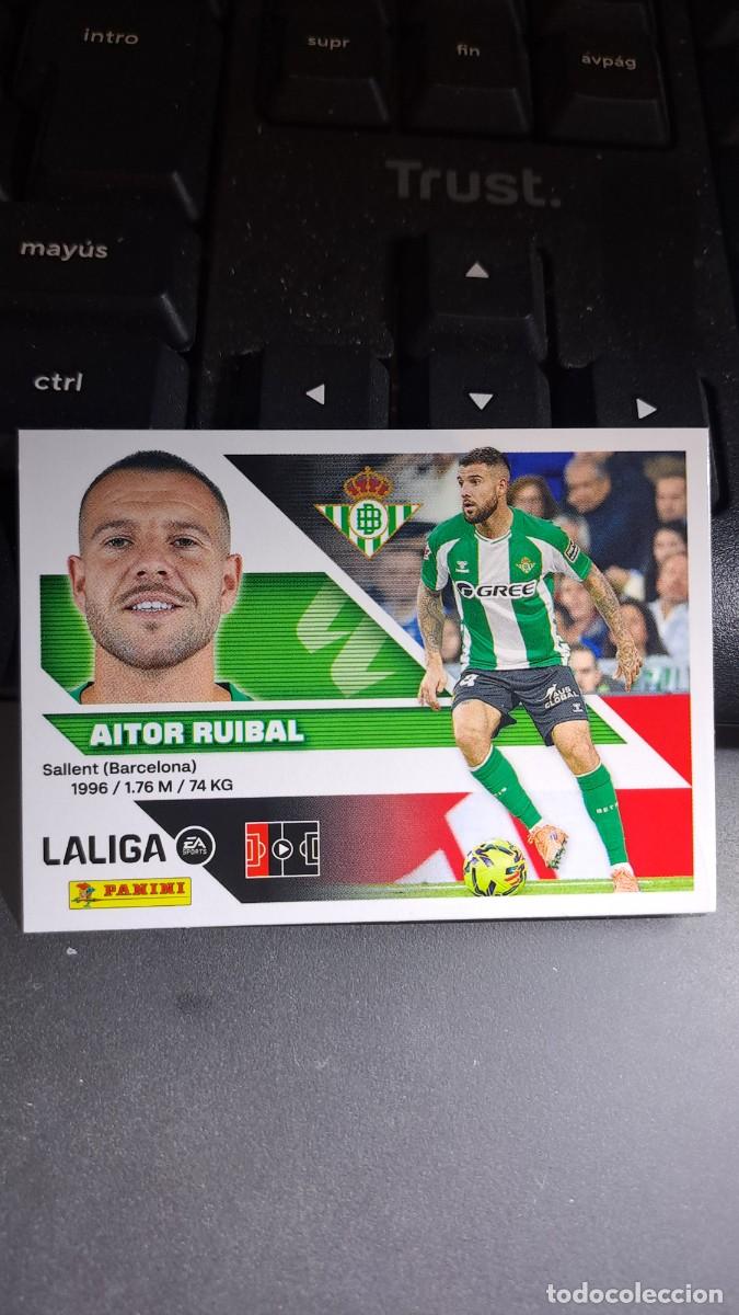 Coleccionismo cromos antiguos: CROMO AITOR RUIBAL 5A 5 A BETIS LIGA 2026 2027 26 27 ESTE PANINI NUNCA PEGADO