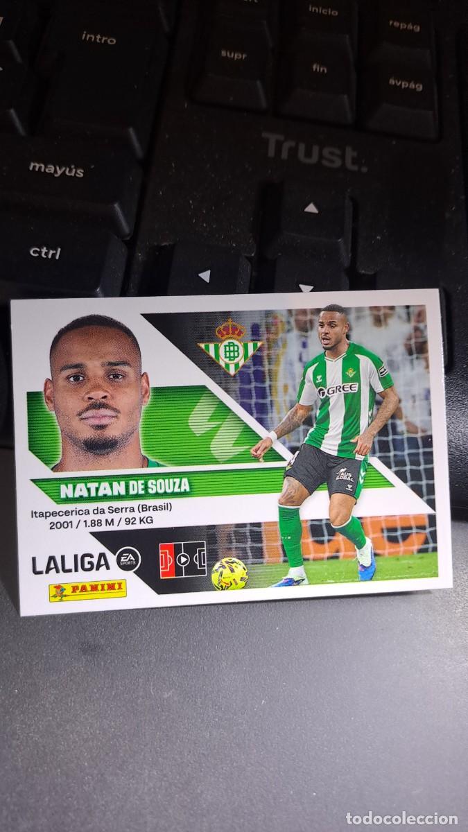 Coleccionismo cromos antiguos: CROMO NATAN 8 BETIS LIGA 2026 2027 26 27 ESTE PANINI NUNCA PEGADO