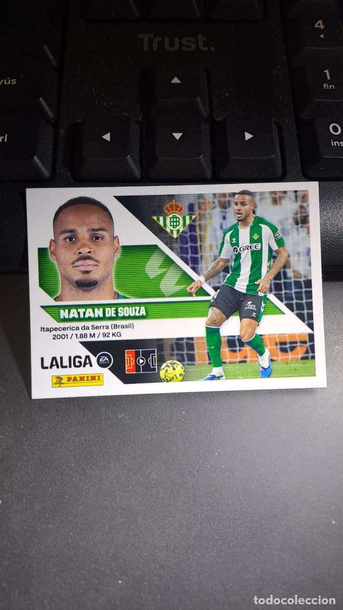 Coleccionismo cromos antiguos: CROMO NATAN 8 BETIS LIGA 2026 2027 26 27 ESTE PANINI NUNCA PEGADO