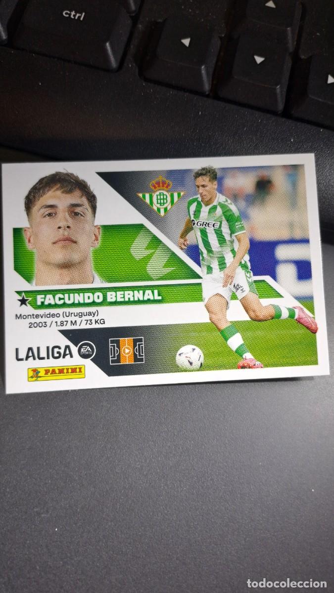 Coleccionismo cromos antiguos: CROMO FACUNDO BERNAL 13 BETIS LIGA 2026 2027 26 27 ESTE PANINI NUNCA PEGADO