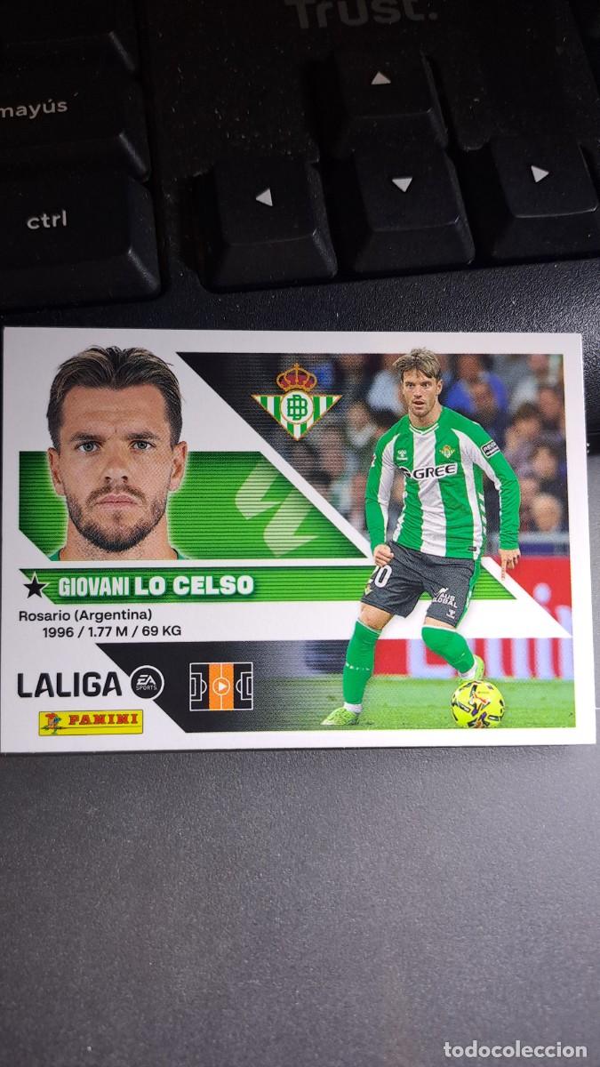 Coleccionismo cromos antiguos: CROMO LO CELSO 14 BETIS LIGA 2026 2027 26 27 ESTE PANINI NUNCA PEGADO