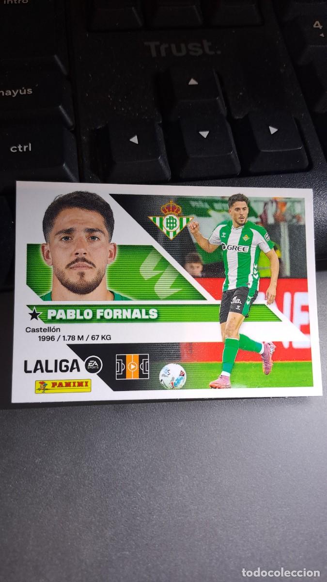 Coleccionismo cromos antiguos: CROMO PABLO FORNALS 15 BETIS LIGA 2026 2027 26 27 ESTE PANINI NUNCA PEGADO