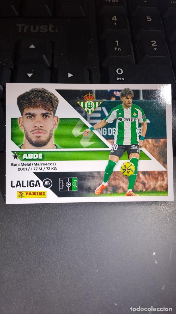 Coleccionismo cromos antiguos: CROMO ABDE 20 BETIS LIGA 2026 2027 26 27 ESTE PANINI NUNCA PEGADO