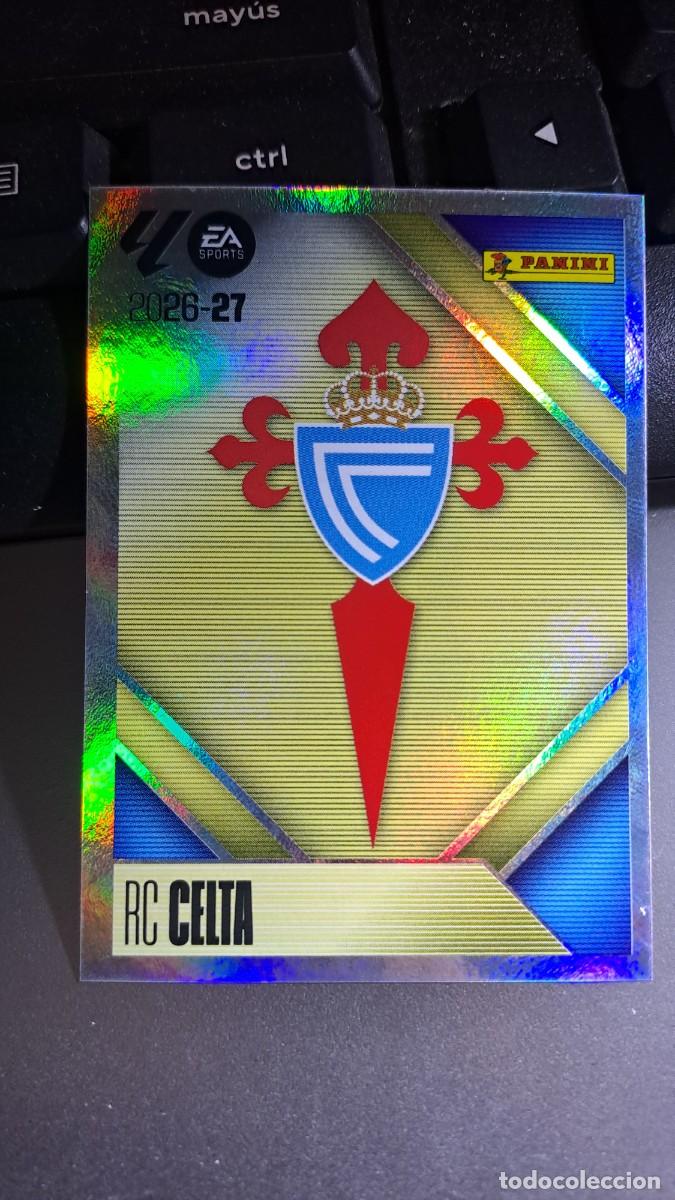 Coleccionismo cromos antiguos: CROMO ESCUDO CELTA DE VIGO 1 LIGA 2026 2027 26 27 ESTE PANINI NUNCA PEGADO