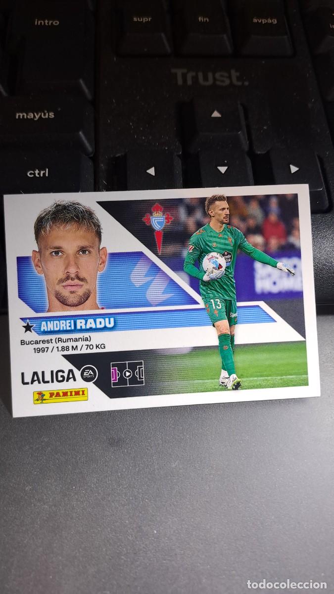 Coleccionismo cromos antiguos: CROMO RADU 3 CELTA DE VIGO LIGA 2026 2027 26 27 ESTE PANINI NUNCA PEGADO