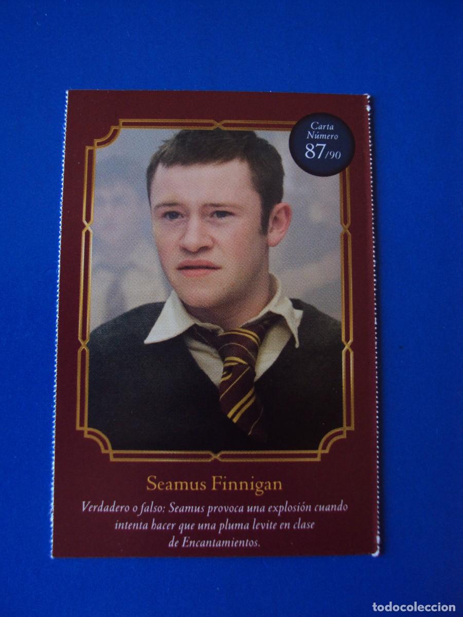 Coleccionismo cromos antiguos: HARRY POTTER WIZARDING WORLD NUMERO 87 SEAMUS FINNIGAN CARREFOUR 2020