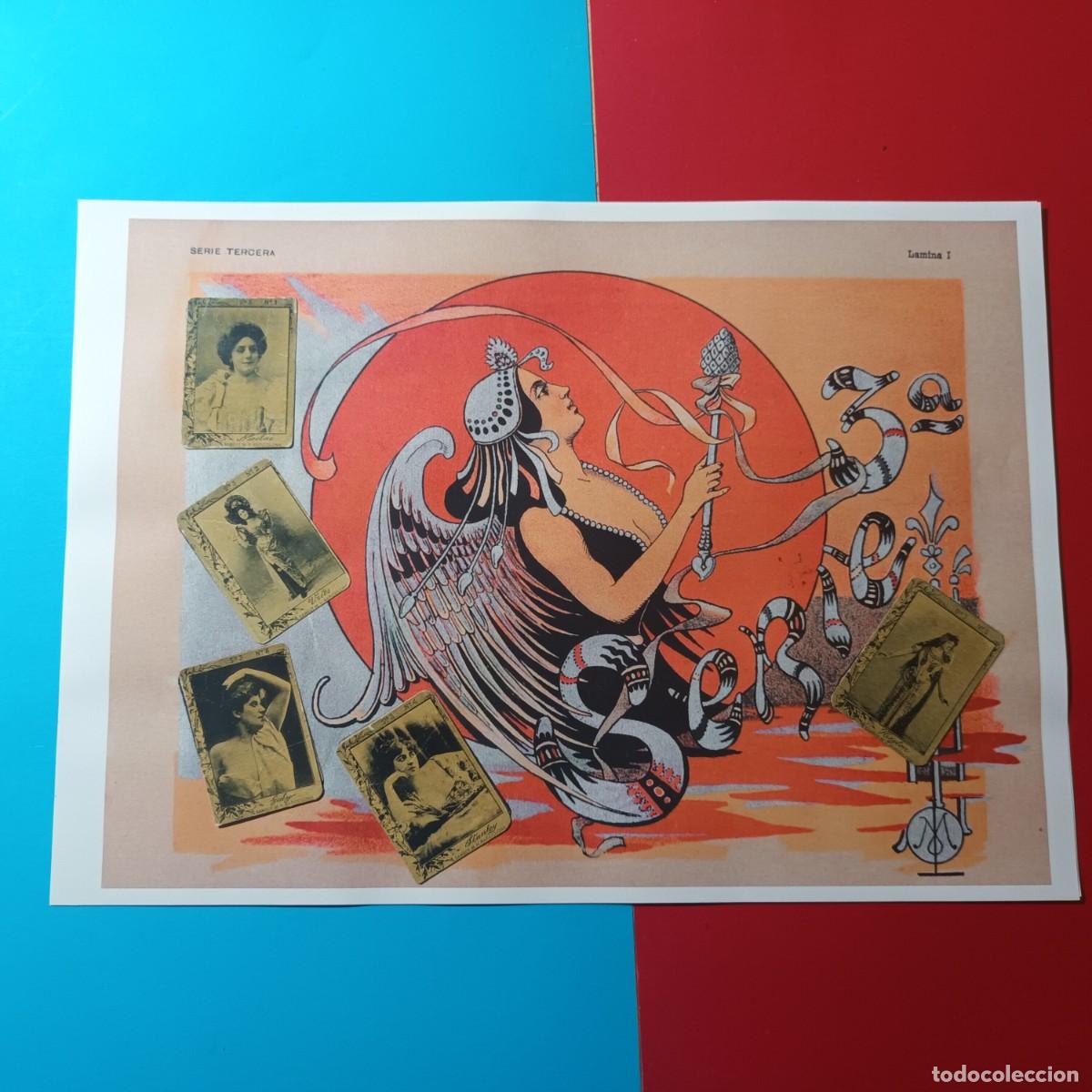 Collectable Antique Stickers: Fototipias con la base facsimil. Serie 1 a la 11 ambas inclusive.