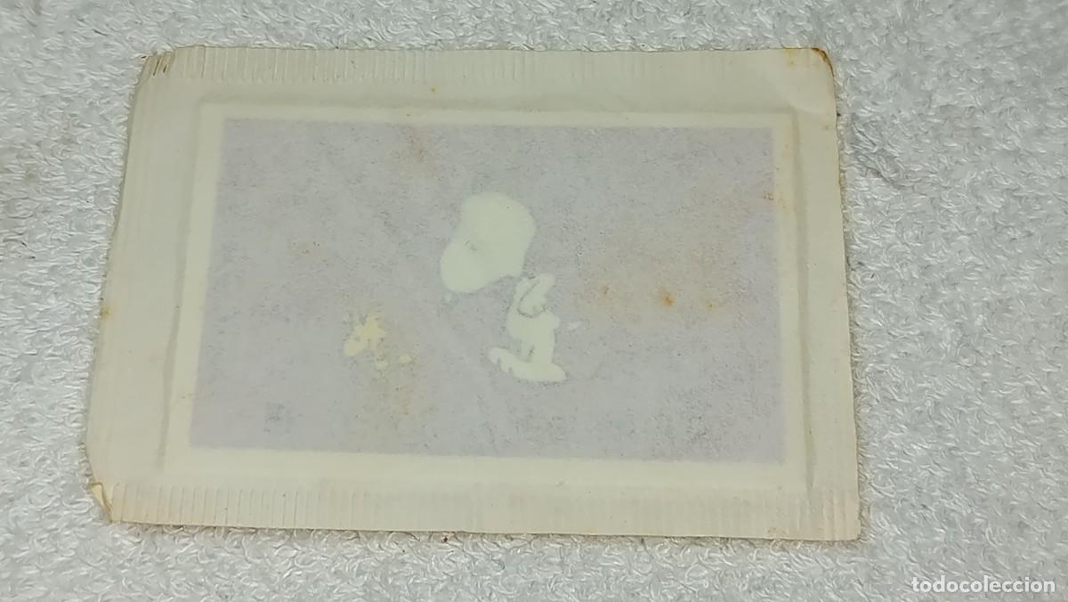 Coleccionismo cromos antiguos: DULCES ROSENDO : ANTIGUO CROMO SNOOPY EL DEPORTE ES SALUD SIN ABRIR A&Ntilde;OS 80 - 90