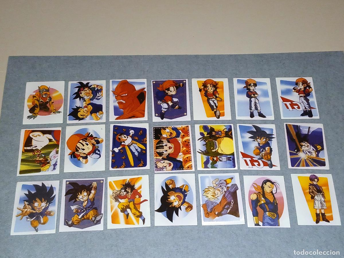 Sammeln alte Sammelbilder: Lote premium. Dragon ball GT, Boomer, 21 Pegatelas diferentes