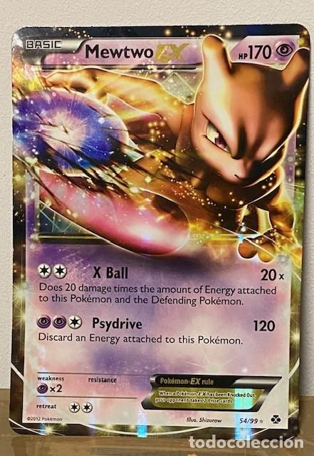 Coleccionismo cromos antiguos: 1 Mewtwo EX 2012 - 54/99