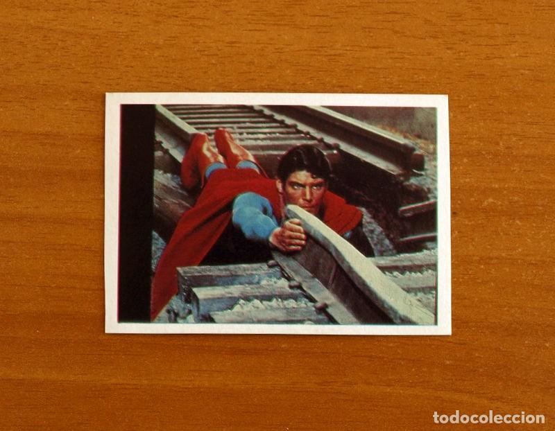 Coleccionismo cromos antiguos: Show de estrellas - N&ordm; 63 Superman, Cristopher Reeve - Editorial Maga A&ntilde;o 1982 - Nunca pegado