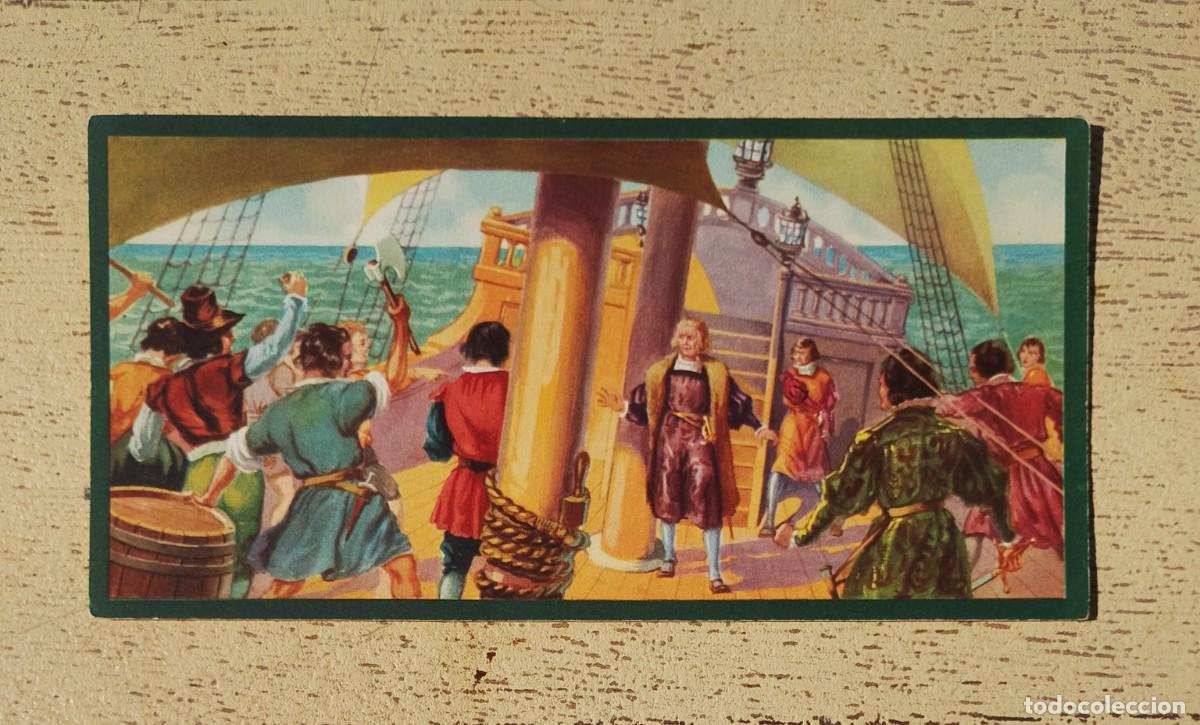 Coleccionismo cromos antiguos: Tarjeta Cromo V Vida Crist&oacute;bal Col&oacute;n Igual Tupinamba