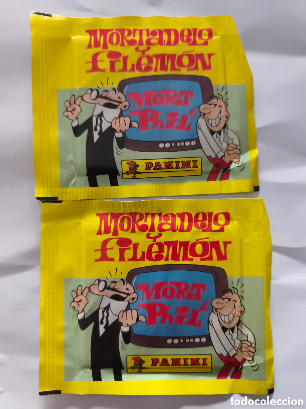 Coleccionismo cromos antiguos: 2 SOBRES SIN ABRIR MOREADELO Y FILEMON 1994