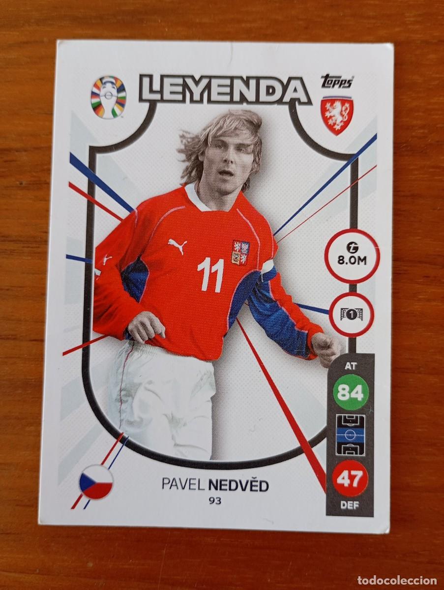 Coleccionismo cromos antiguos: CROMO. PAVEL NEDVED. LEYENDA. EUROCOPA 2024
