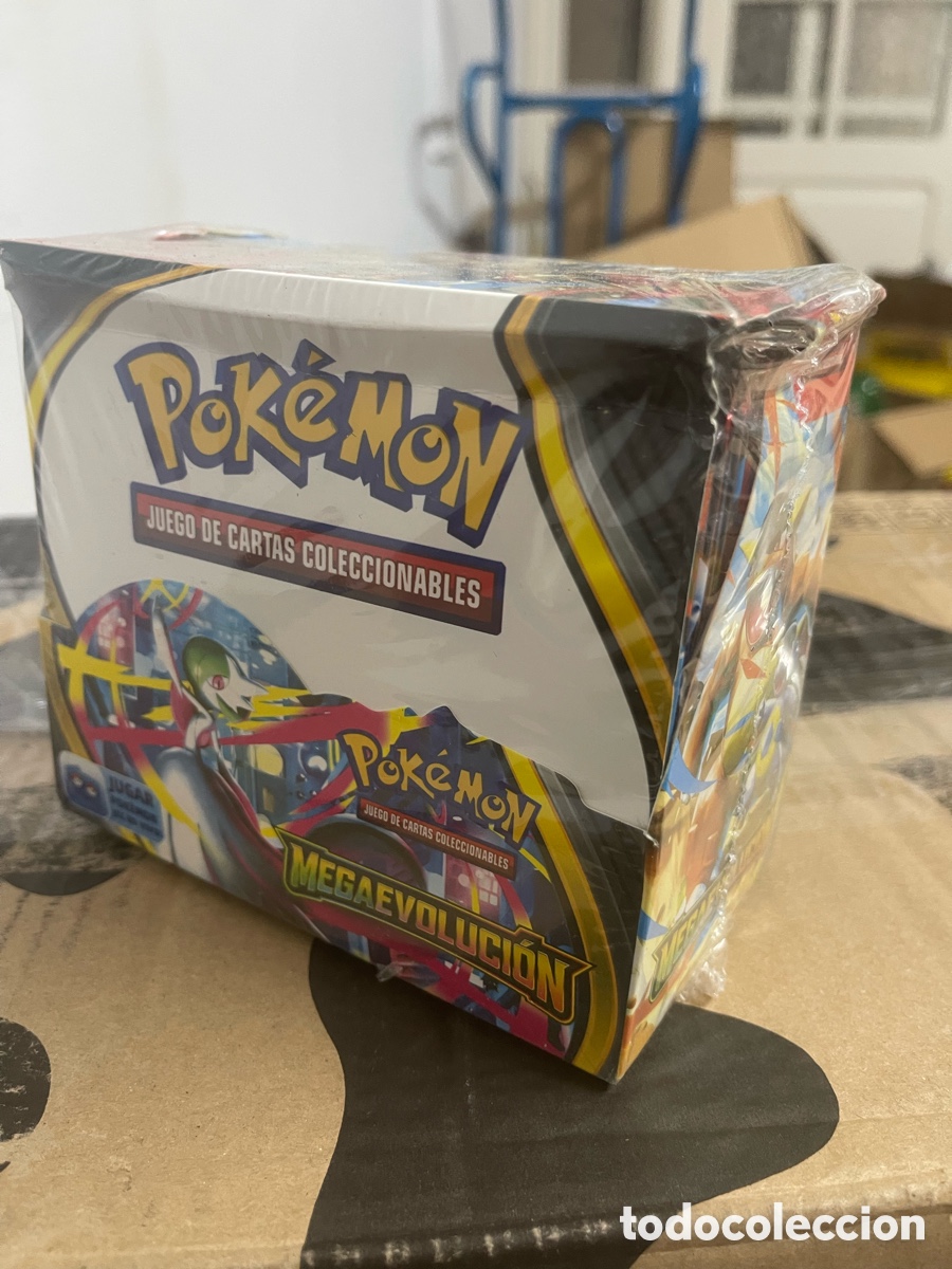 Collectable Antique Stickers: EXCEPCIONAL CAJA 360 CARTAS POK&Eacute;MON MEGAEVOLUCION