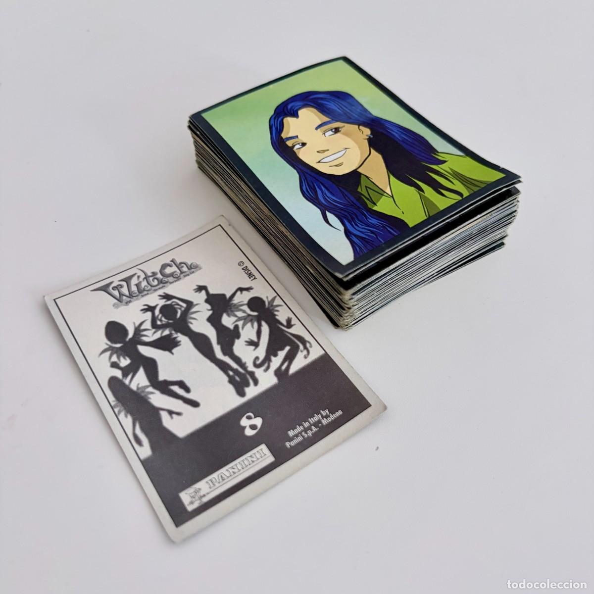 Collectable Antique Stickers: Lot +80 stickers cromos Witch TV series Disney Panini sin repetir originales 2005