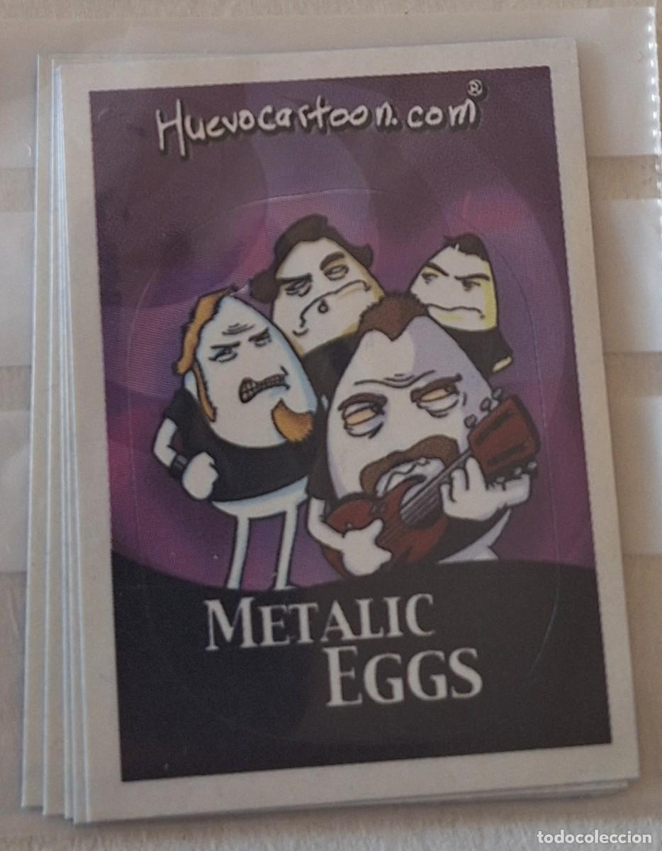 Coleccionismo cromos antiguos: Cromo Serie Huevocartoon de doritos Metalic Eggs
