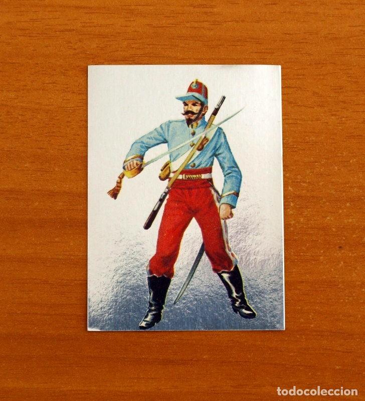 Coleccionismo cromos antiguos: El mundo en guerra a trav&eacute;s de la historia - Maga 1979 - N&ordm; 158 Plateado - Adhesivo Nunca pegado