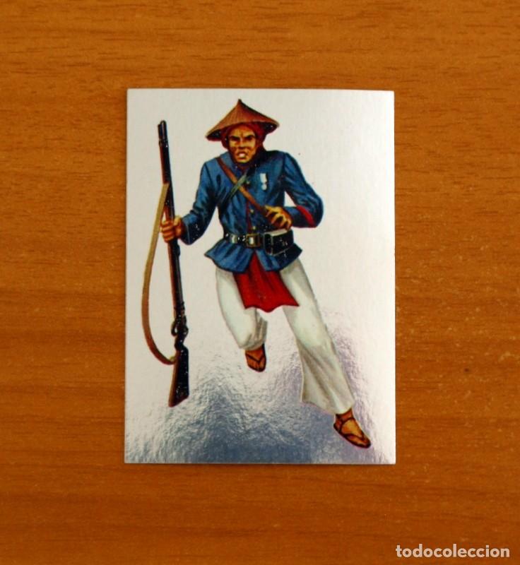 Coleccionismo cromos antiguos: El mundo en guerra a trav&eacute;s de la historia - Maga 1979 - N&ordm; 171 Plateado - Adhesivo Nunca pegado