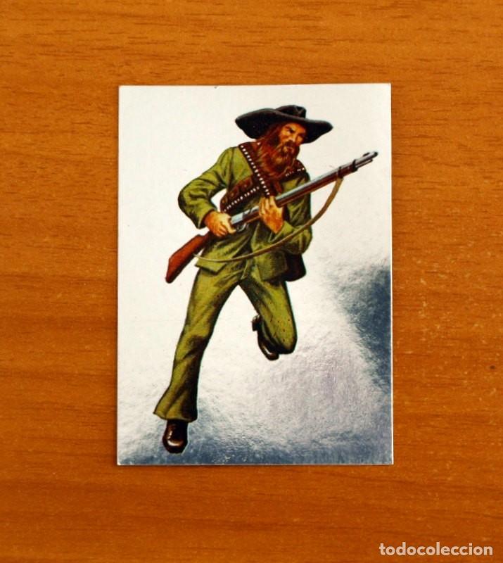 Coleccionismo cromos antiguos: El mundo en guerra a trav&eacute;s de la historia - Maga 1979 - n&ordm; 169 Plateado - Adhesivo Nunca pegado