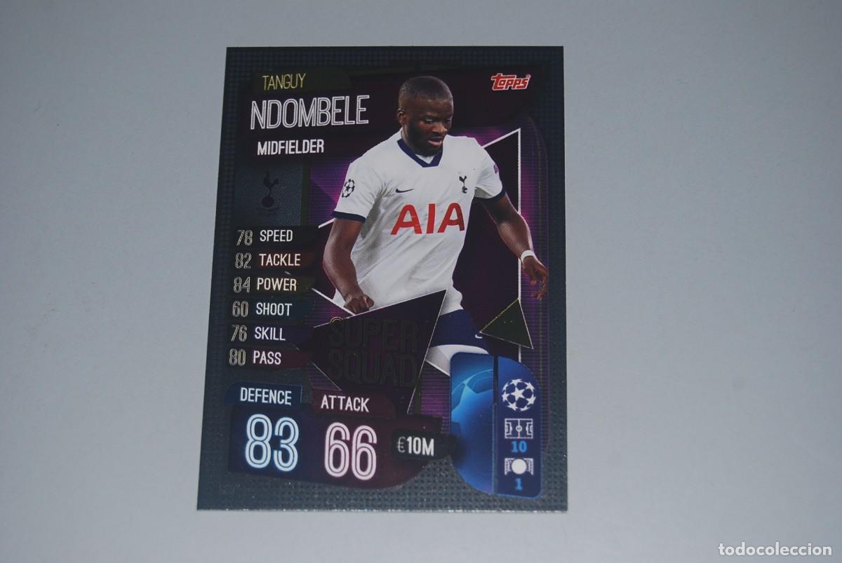 Coleccionismo cromos antiguos: NDOMBELE TOTTENHAM HOTSPUR TOPPS MATCH ATTAX SUPER SQUAD 2019-20 2019-2020 (VER FOTOGRAFIAS)